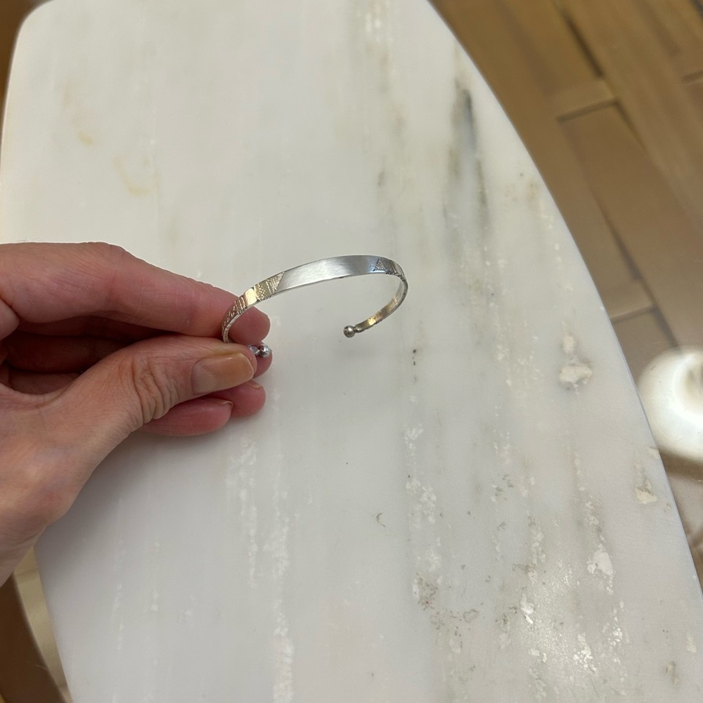 925 Sterling Silver Kids Bangle Bracelet